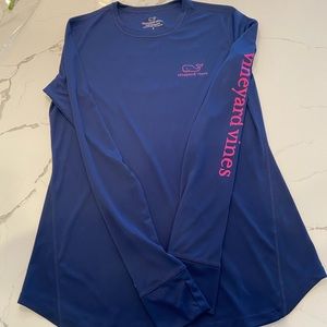 Navy Blue Vineyard Vines Long Sleeve T-shirt!